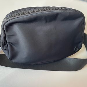 Lululemon all black belt bag
